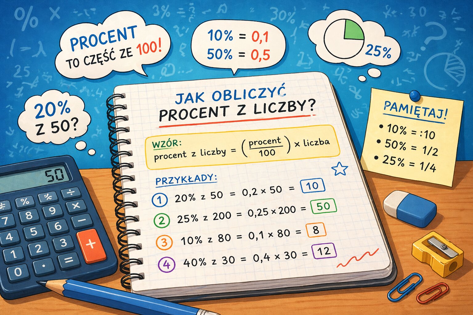 Jak obliczyć procent z liczby – krok po kroku