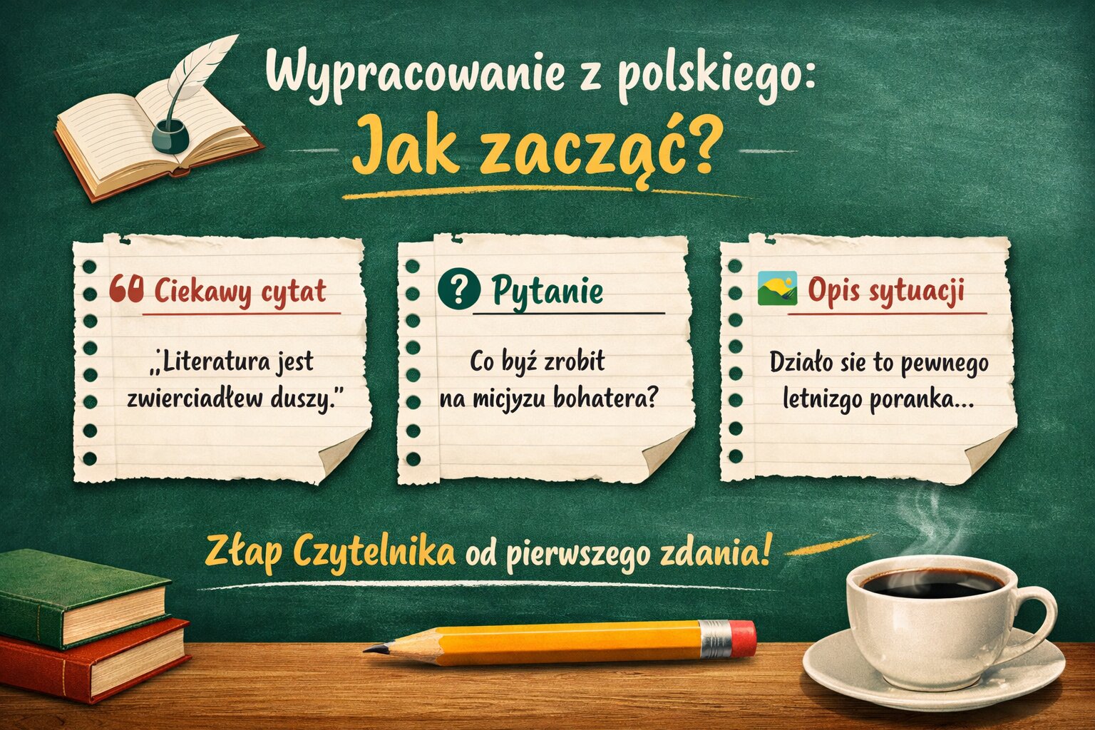 Wypracowanie z polskiego: jak zacząć? Sprawdzone sposoby krok po kroku